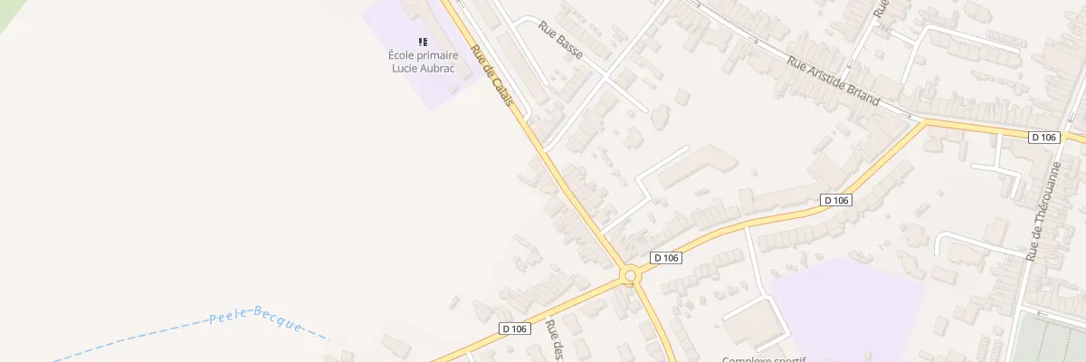 Plan du 155 Rue de Calais à Hazebrouck