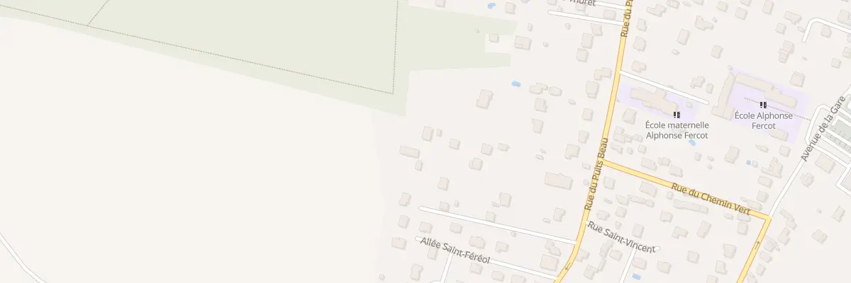 Plan du 29T Rue du Puits Beau à Saint-Fargeau-Ponthierry