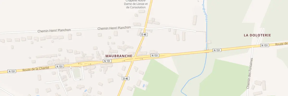 Plan du 45 Rte de la Charite à Moulins-sur-Yèvre