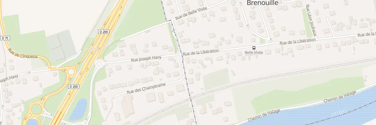 Plan du 2 All Maricourt à Brenouille