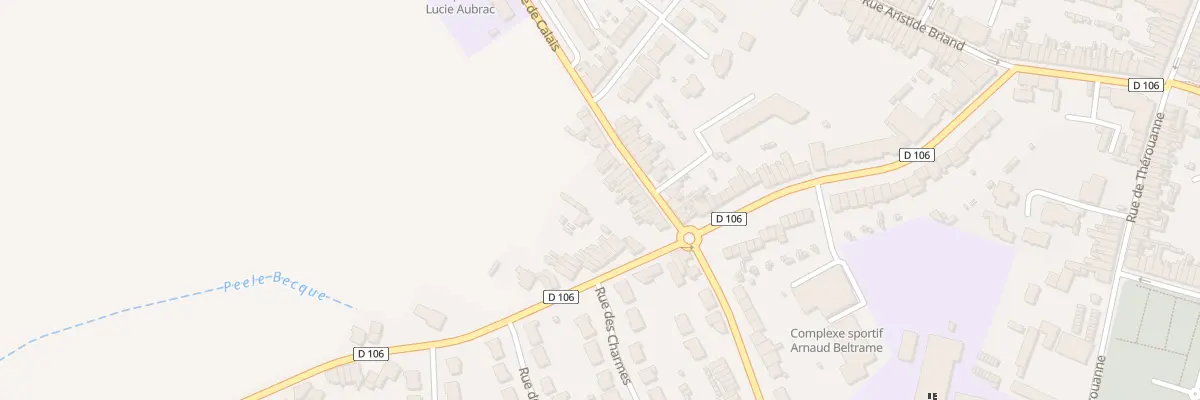 Plan du 145 Rue de Calais à Hazebrouck