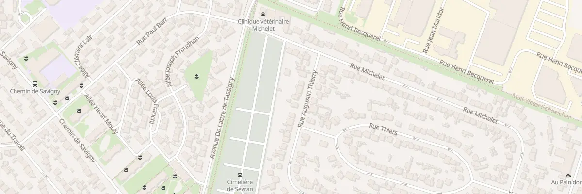 Plan du 101 Rue Augustin Thierry à Sevran
