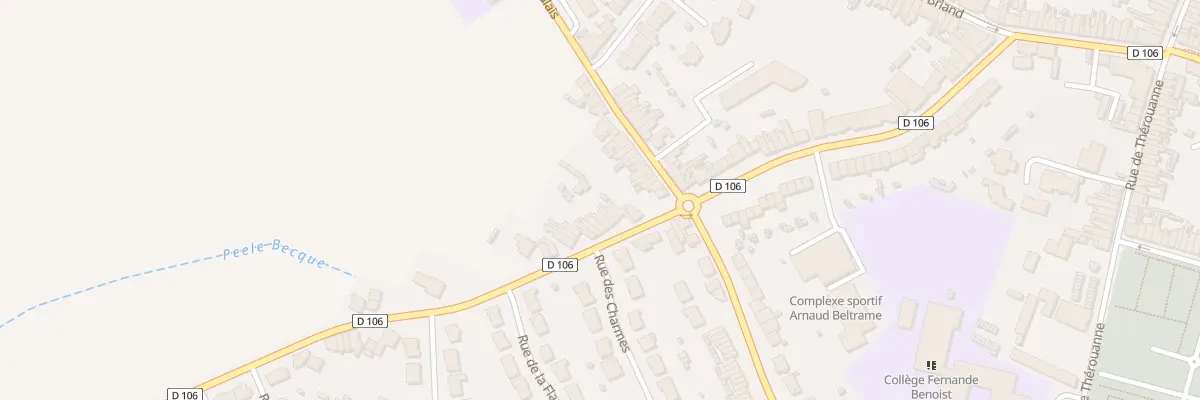 Plan du 66 Rue de Sercus à Hazebrouck