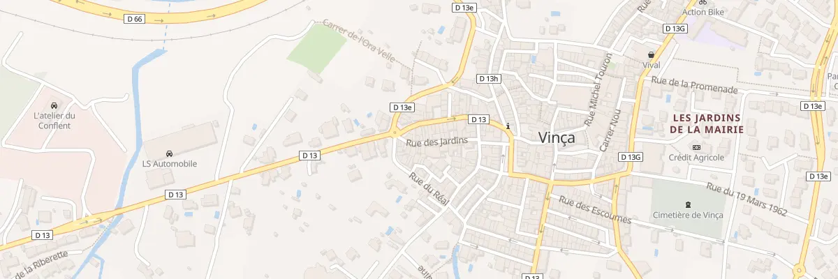 Plan du 20 Cae Dels Horts à Vinça