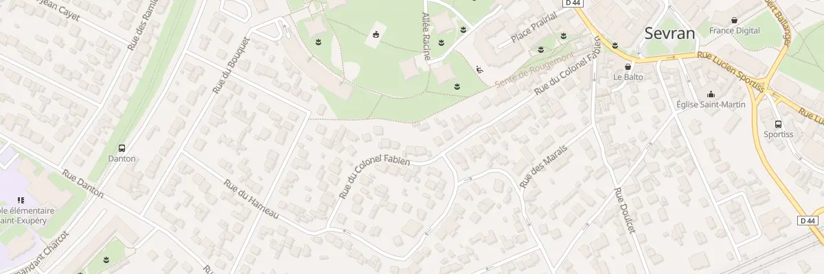 Plan du 26B Rue du Colonel Fabien à Sevran