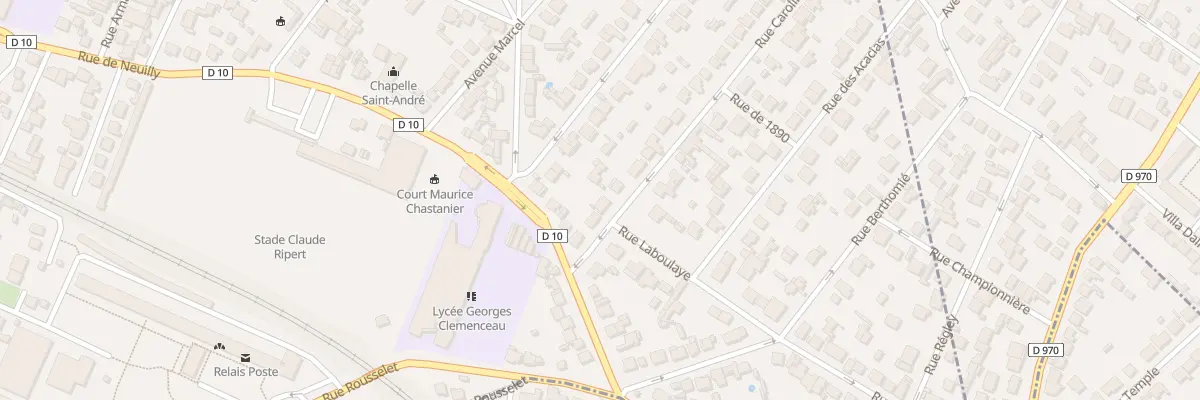 Plan du 38 Rue Caroline à Villemomble