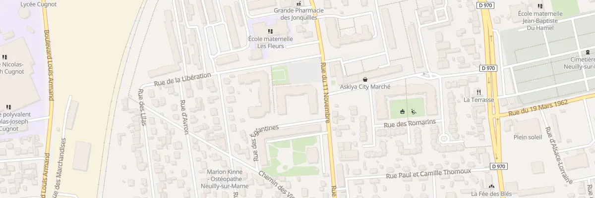 Plan du 75 Rue du Onze Novembre à Neuilly-sur-Marne
