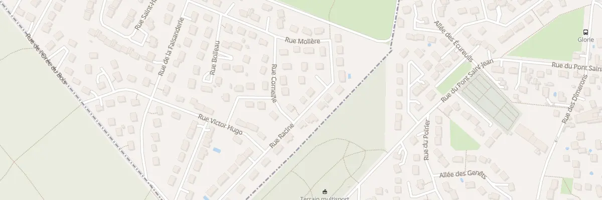 Plan du 12 Rue Racine à Orry-la-Ville