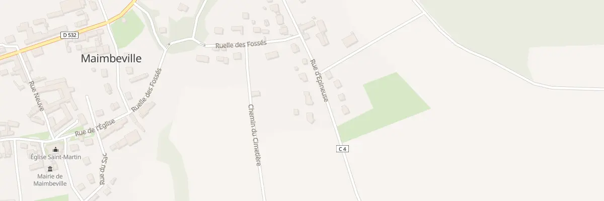 Plan du 17 Rue d’Epineuse à Maimbeville