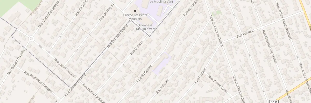 Plan du 23 Rue du Centre à Ormesson-sur-Marne