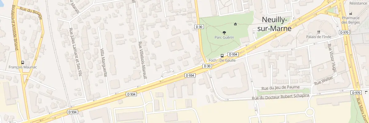 Plan du 33 Bd du Marechal Foch à Neuilly-sur-Marne