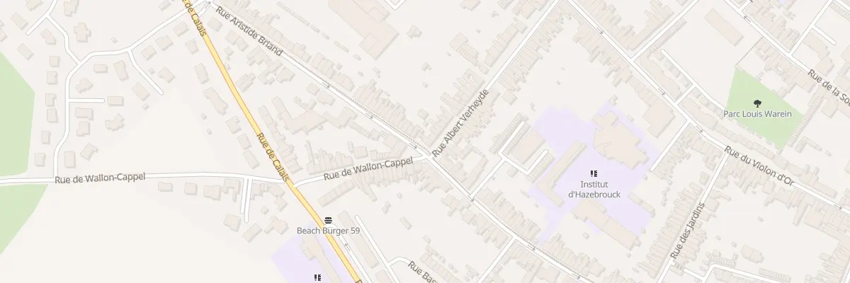 Plan du 64 Rue Albert Verheyde à Hazebrouck