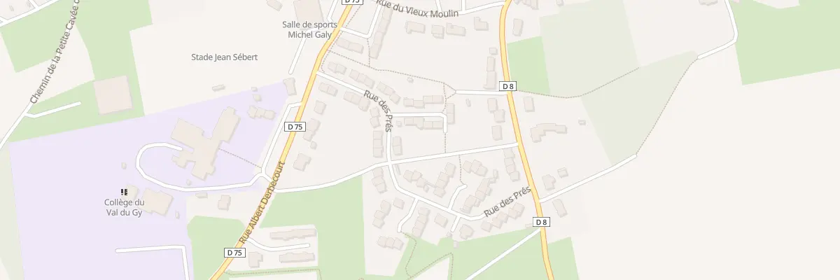 Plan du 34 Rue des Près à Avesnes-le-Comte