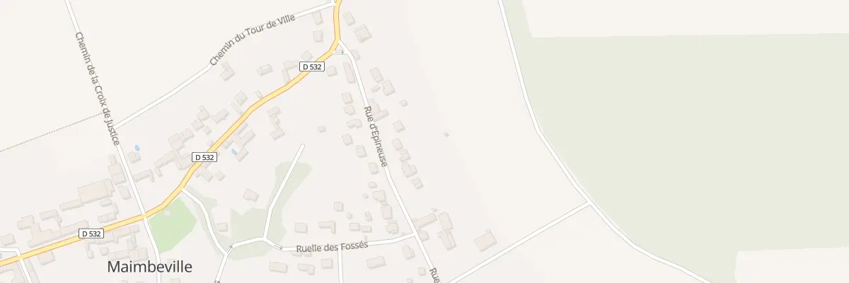 Plan du 12 Rue d’Epineuse à Maimbeville