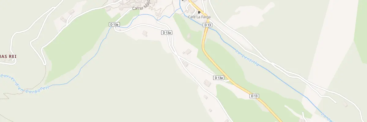 Plan de Els Camps de la Creu à Baillestavy