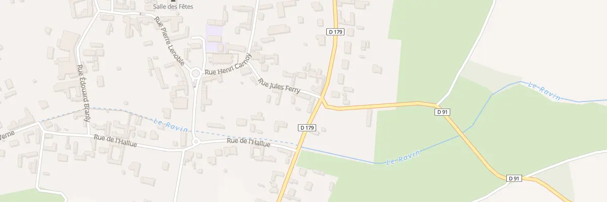 Plan du 6 Rue Jules Ferry à Warloy-Baillon