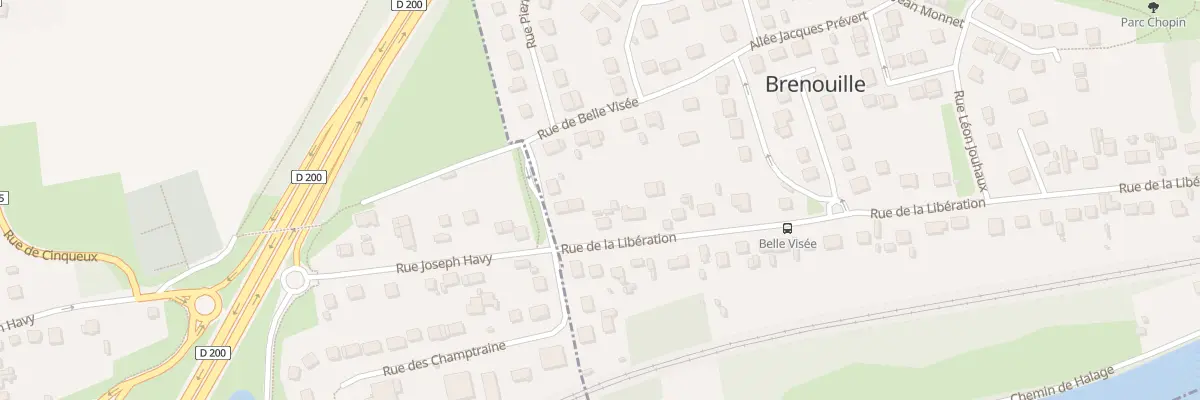 Plan du 71 Rue de la Libération à Brenouille