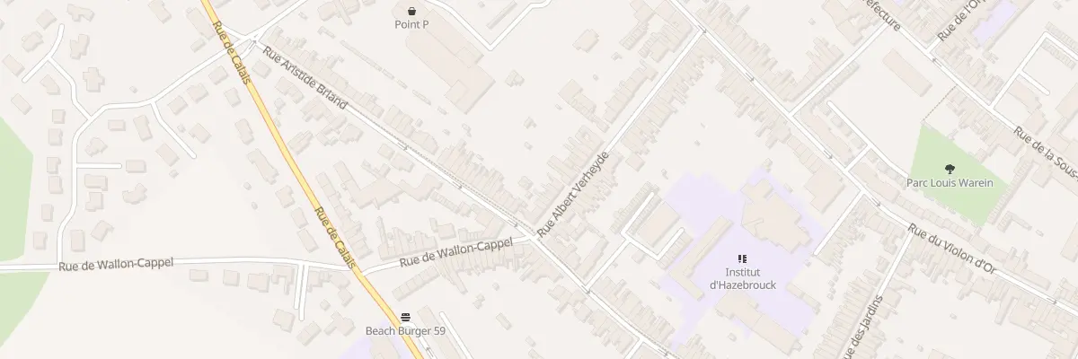 Plan du 54 Rue Albert Verheyde à Hazebrouck
