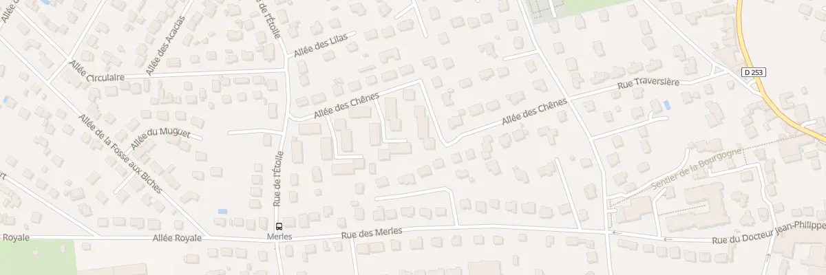 Plan du 8 All des Chenes à Villecresnes