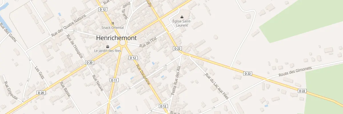 Plan du 2 Pl du Marronnier à Henrichemont