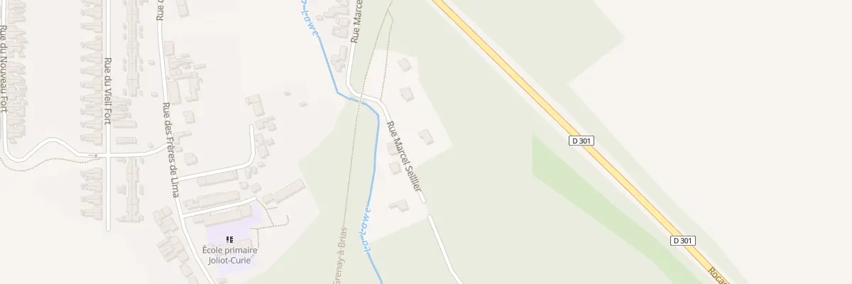Plan du 45 Rue Marcel Seillier à Divion
