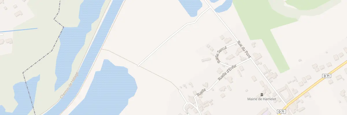 Plan du 170 Marais Entre Deux Eaux à Hamelet