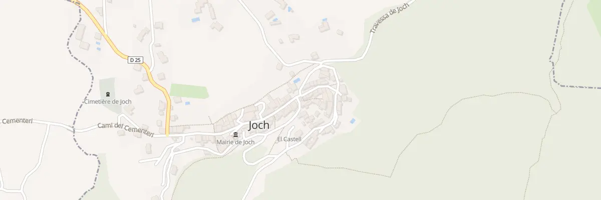 Plan du 5001F Cae de la Força à Joch