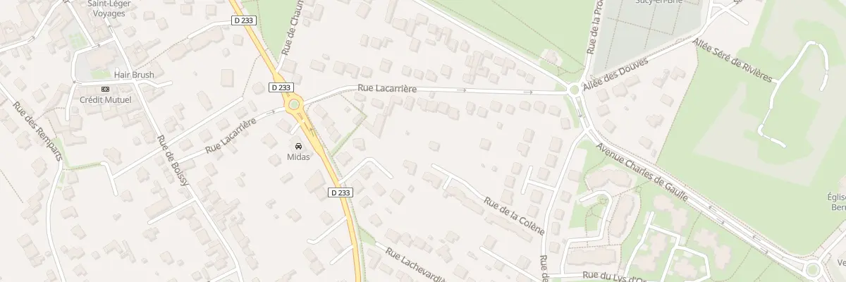 Plan du 34 Rue Lacarrière à Sucy-en-Brie
