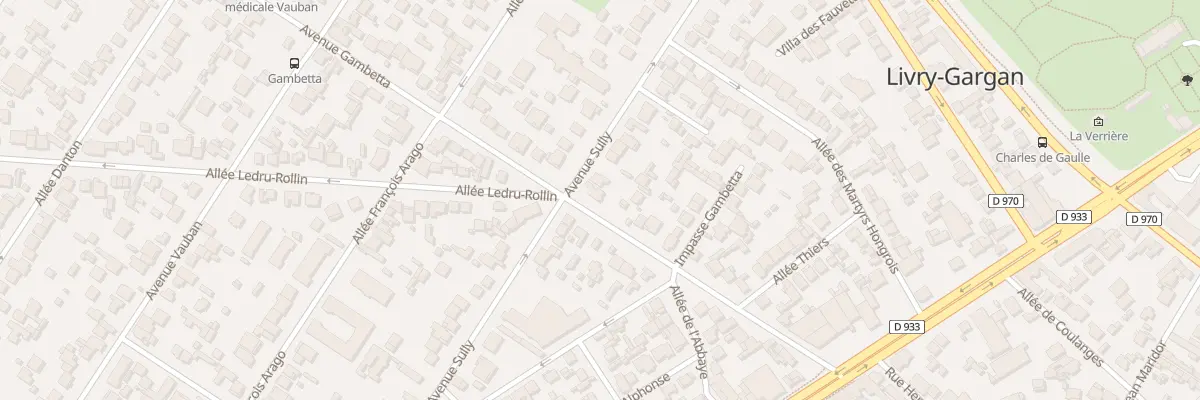 Plan du 32 Av Gambetta à Livry-Gargan