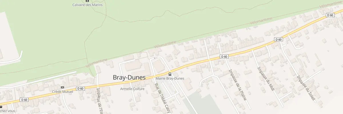 Plan du 7 Rue Auguste Coolen à Bray-Dunes