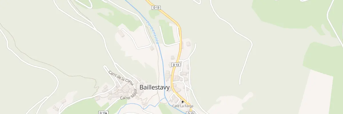 Plan du 10 La Farga à Baillestavy