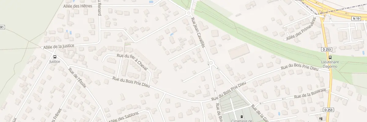 Plan du 7 Imp de la Garenne à Villecresnes
