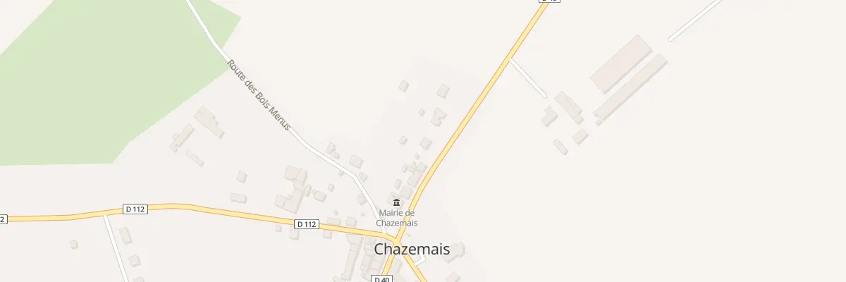 Plan du 13 Rte de Vallon-en-sully à Chazemais