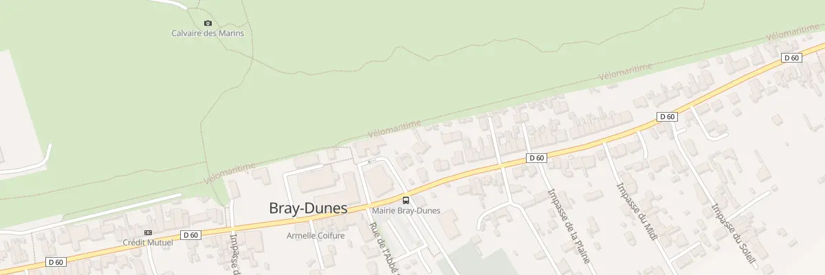 Plan du 13 Rue Auguste Coolen à Bray-Dunes