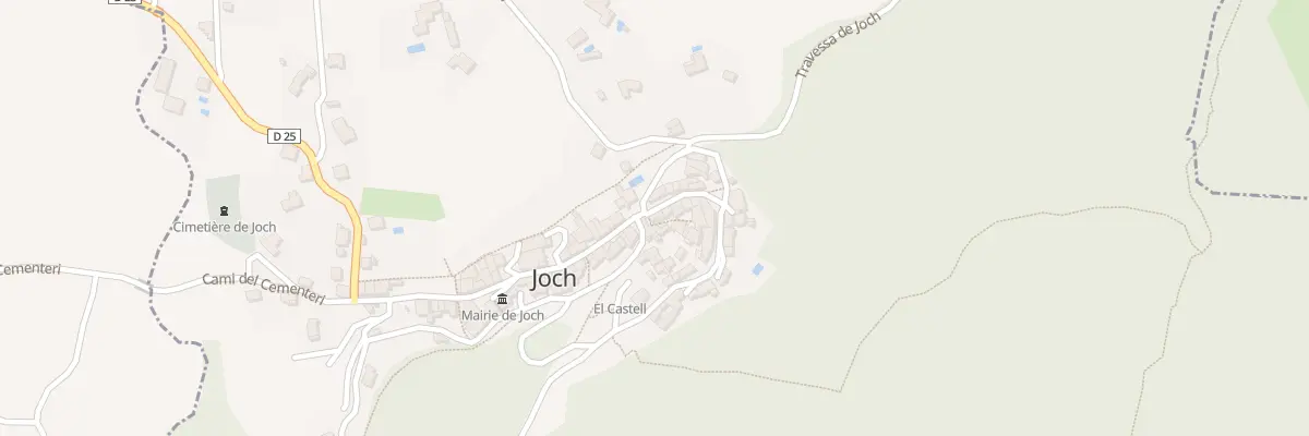Plan du 9001F Cae de la Força à Joch