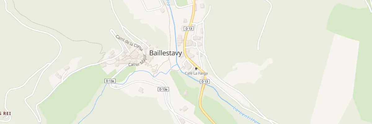 Plan du 3 La Farga à Baillestavy