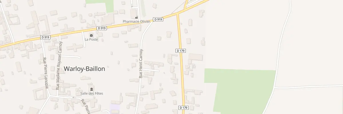 Plan du 19 Rue du Huit Mai à Warloy-Baillon