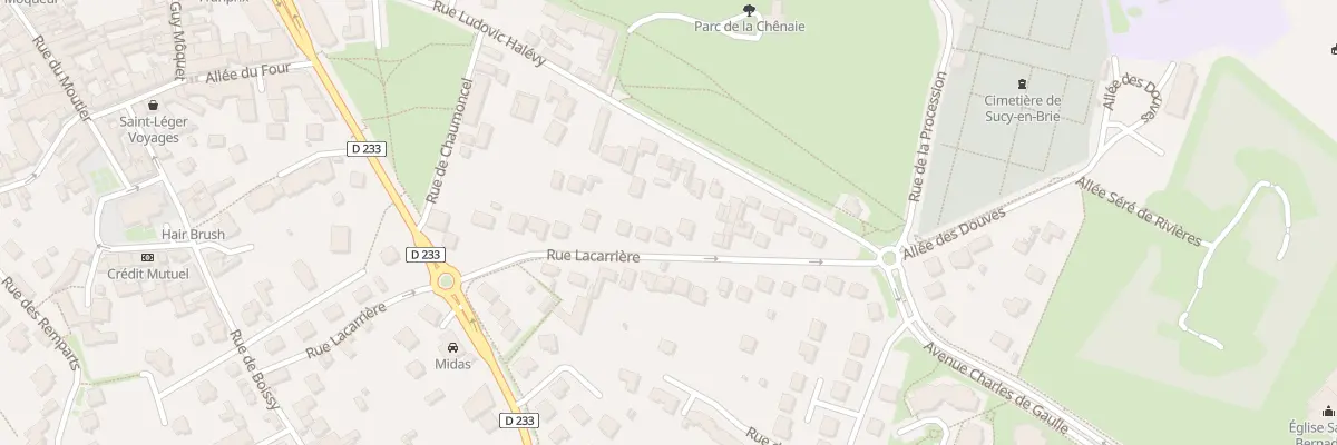 Plan du 23 Rue Lacarrière à Sucy-en-Brie