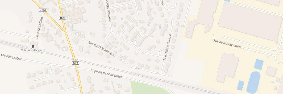 Plan du 49 Rue Georges Brassens à Villers-Bretonneux