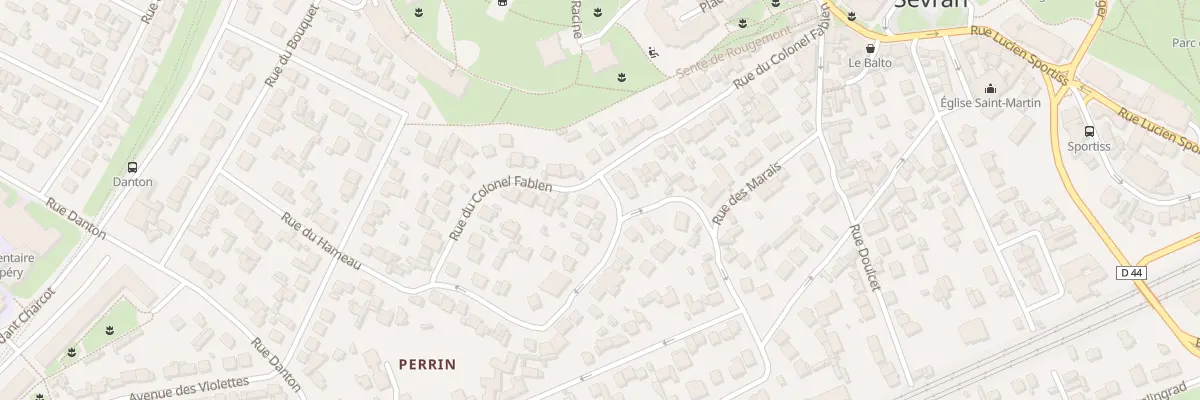 Plan du 2 Rue de l’Indépendance à Sevran