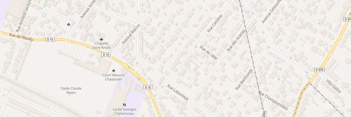 Plan du 30 Rue Caroline à Villemomble