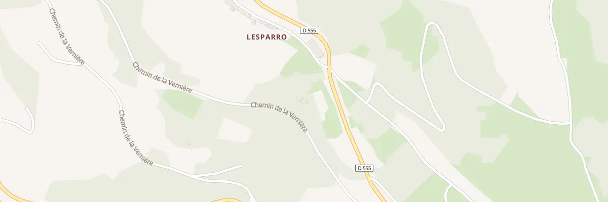 Plan du 5114 Lesparro à La Bastide-Solages