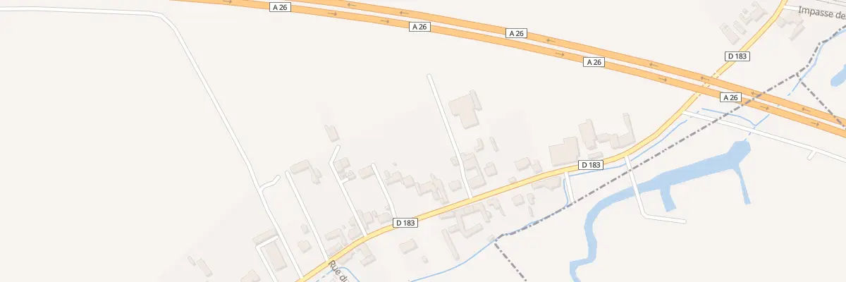 Plan du 85 Rue du Marais à Allouagne