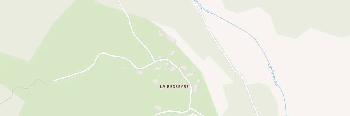 Plan du 3 La Besseyre à Vebret