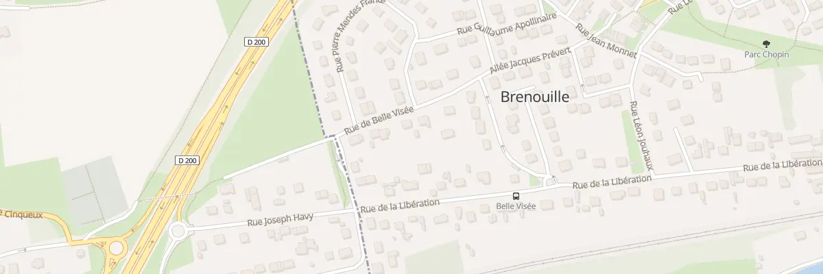 Plan du 16 Rue de Belle Visée à Brenouille