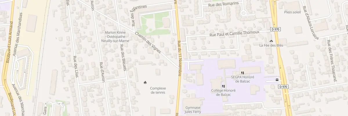 Plan du 43 Rue du Onze Novembre à Neuilly-sur-Marne