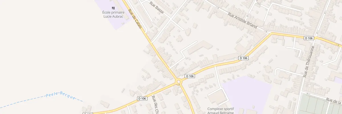 Plan du 152 Rue de Calais à Hazebrouck