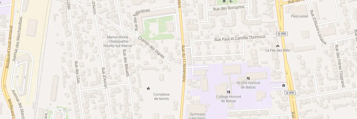Plan du 45 Rue du Onze Novembre à Neuilly-sur-Marne