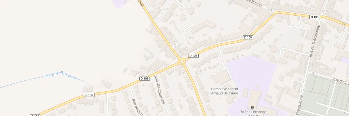 Plan du 127 Rue de Calais à Hazebrouck