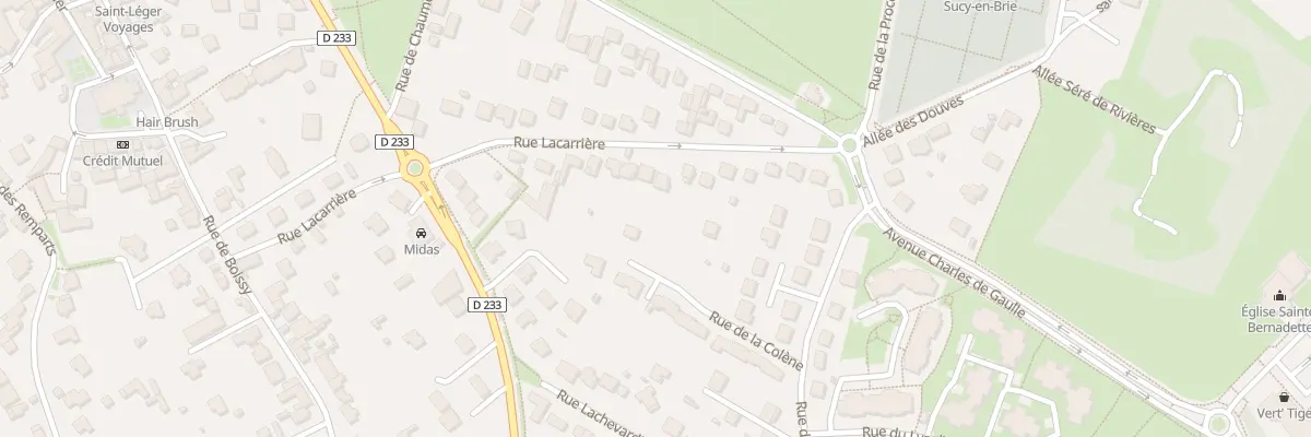 Plan du 38 Rue Lacarrière à Sucy-en-Brie
